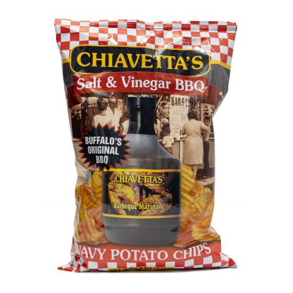 Chiavetta's Salt and Vinegar Wavy Potato Chips -- Buffalo's Original BBQ